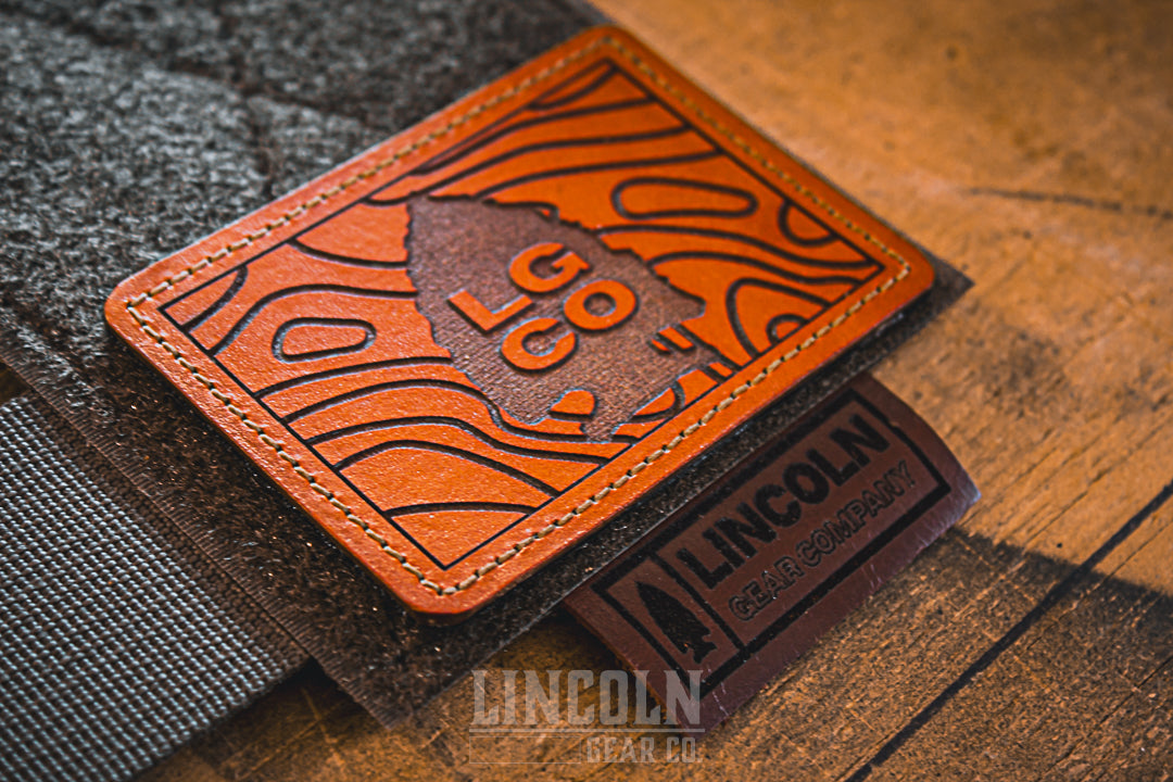 Leather LGCO Patch - Saddle Tan