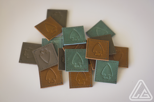 Arrowhead Leather Patch